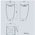Corian design Vask Duna 5